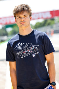 2023 United Autosports 24 Hour Centenary Mens Navy Fashion Fit T-Shirt 2023 United Autosports 24 Hour Centenary Mens Navy Fashion Fit T-Shirt
