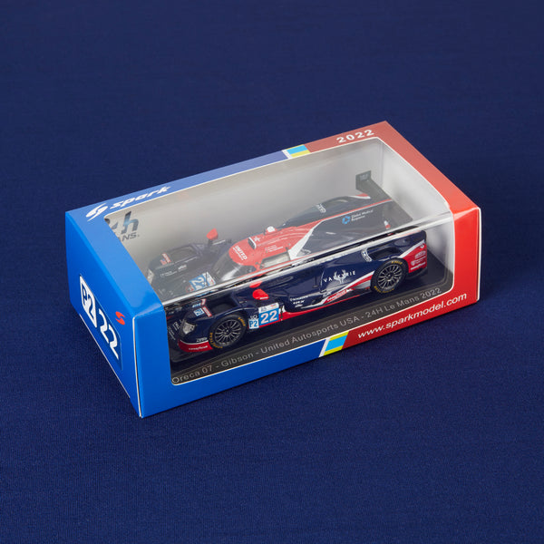 2022 Le Mans 24 Hours Oreca 07-Gibson LMP2 #22 1:43 Scale Model 2022 Le Mans 24 Hours Oreca 07-Gibson LMP2 #22 1:43 Scale Model