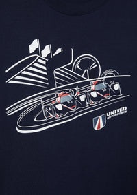 2023 United Autosports 24 Hour Centenary Mens Navy Fashion Fit T-Shirt 2023 United Autosports 24 Hour Centenary Mens Navy Fashion Fit T-Shirt