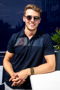 Mens Navy Slim Fit Polo Mens Navy Slim Fit Polo