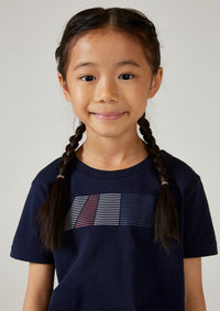 Kids Navy Round Neck T-Shirt Kids Navy Round Neck T-Shirt