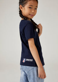 Kids Navy Round Neck T-Shirt Kids Navy Round Neck T-Shirt