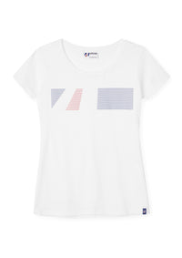 Womens White Scoop Neck Fitted T-Shirt Womens White Scoop Neck Fitted T-Shirt